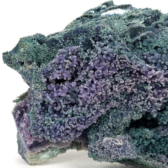 Grape Agate Crystal Cluster Extra Large 6 Lbs Rare Green Blue & Purple Chalcedony Natural Raw Botryoidal Stone - Earth Perfection