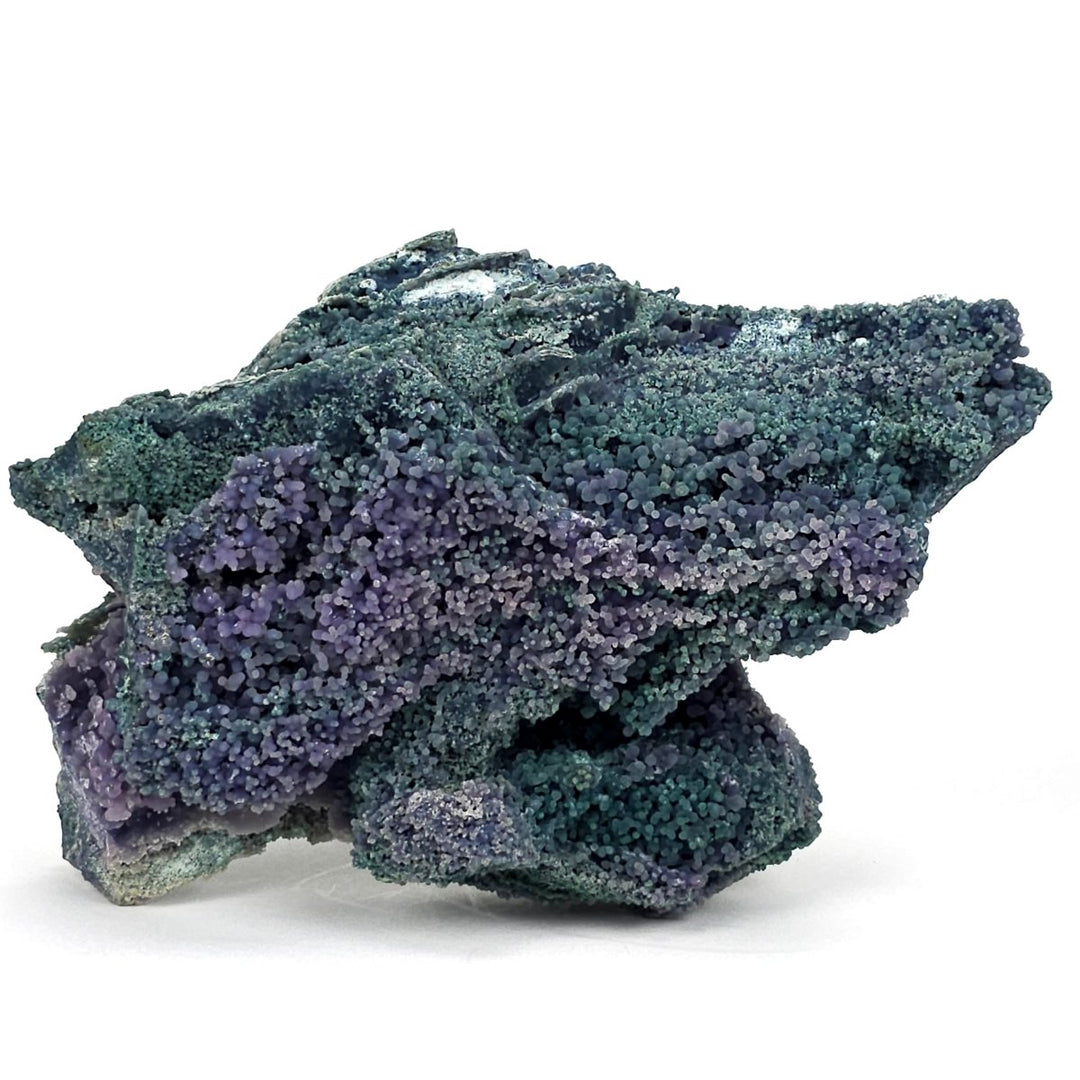 Grape Agate Crystal Cluster Extra Large 6 Lbs Rare Green Blue & Purple Chalcedony Natural Raw Botryoidal Stone - Earth Perfection