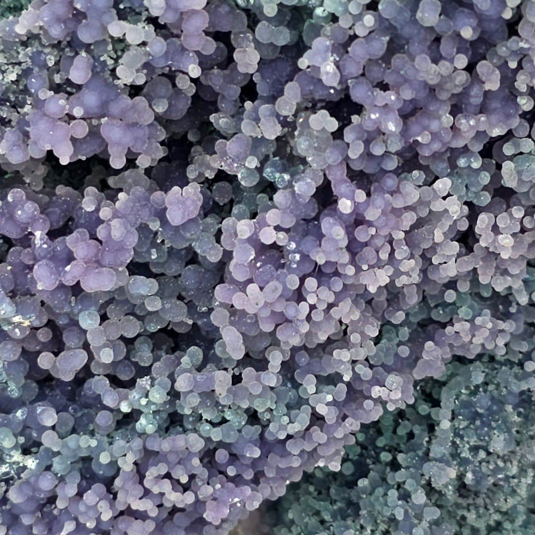 Grape Agate Crystal Cluster Extra Large 6 Lbs Rare Green Blue & Purple Chalcedony Natural Raw Botryoidal Stone - Earth Perfection