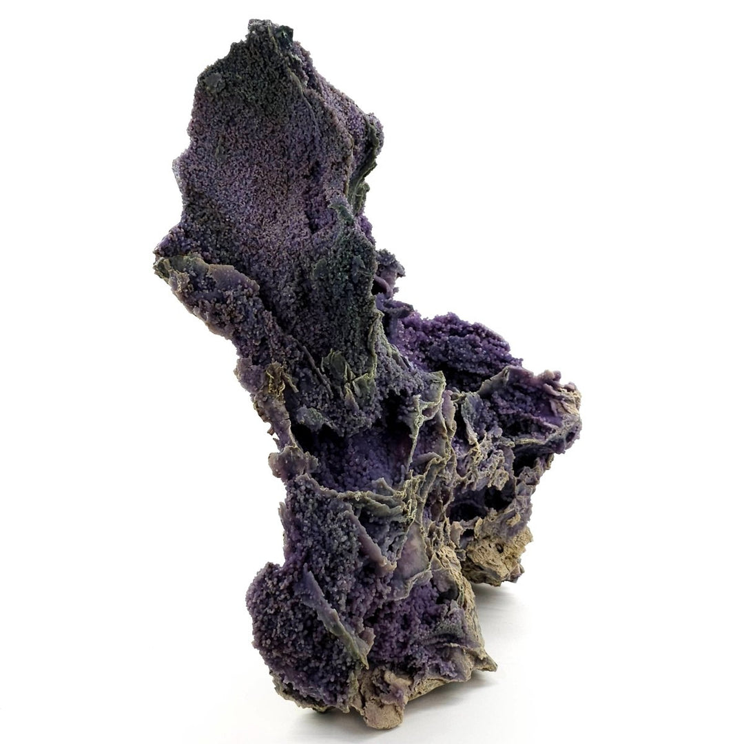 Grape Agate Crystal Cluster Purple Green Blue Extra Large 78lb - Earth Perfection