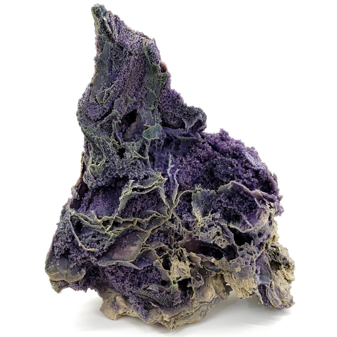 Grape Agate Crystal Cluster Purple Green Blue Extra Large 78lb - Earth Perfection