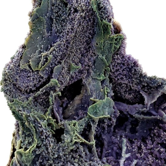 Grape Agate Crystal Cluster Purple Green Blue Extra Large 78lb - Earth Perfection
