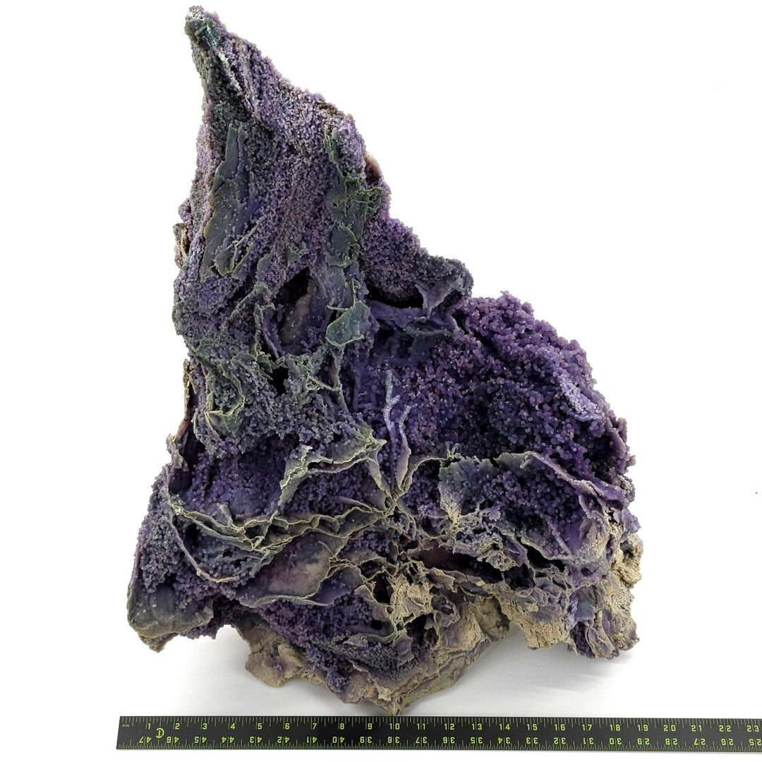 Grape Agate Crystal Cluster Purple Green Blue Extra Large 78lb - Earth Perfection