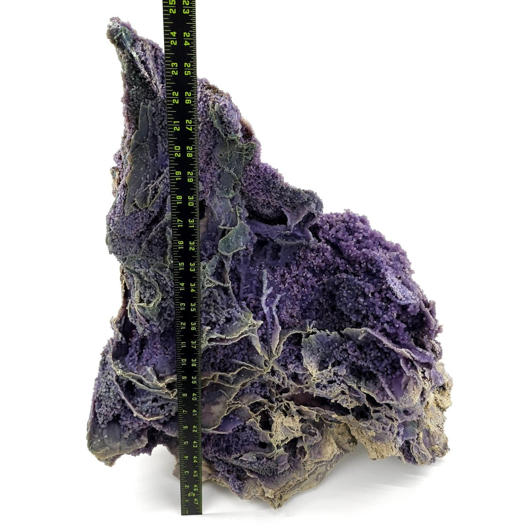 Grape Agate Crystal Cluster Purple Green Blue Extra Large 78lb - Earth Perfection