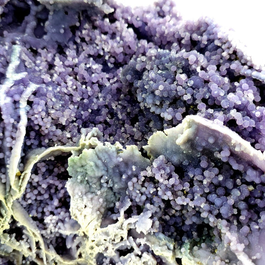 Grape Agate Crystal Cluster Purple Green Blue Extra Large 78lb - Earth Perfection