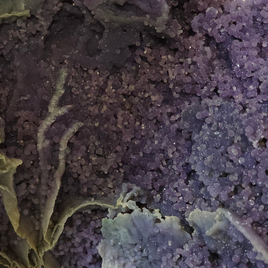 Grape Agate Crystal Cluster Purple Green Blue Extra Large 78lb - Earth Perfection