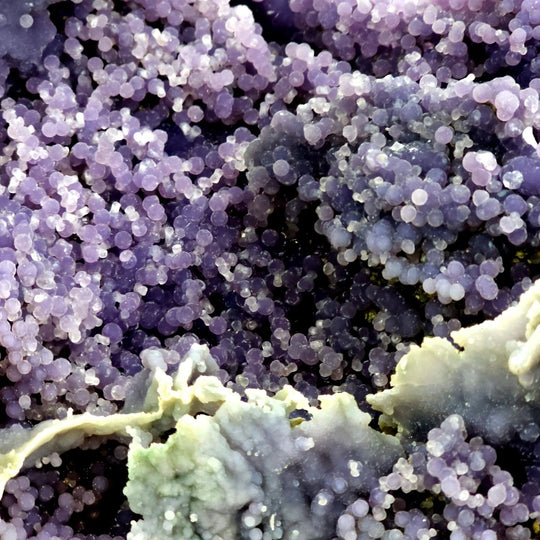 Grape Agate Crystal Cluster Purple Green Blue Extra Large 78lb - Earth Perfection