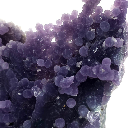 Grape Agate Crystal Cluster Raw Purple Chalcedony Botryoidal - Earth Perfection