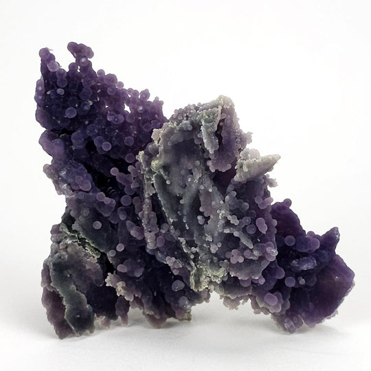 Grape Agate Crystal Cluster Raw Purple Chalcedony Botryoidal - Earth Perfection