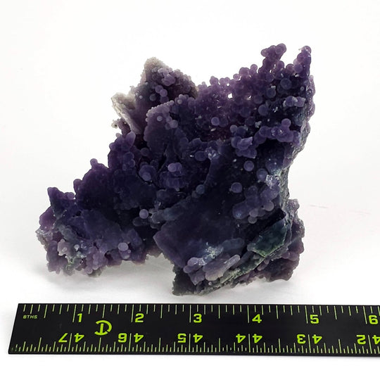 Grape Agate Crystal Cluster Raw Purple Chalcedony Botryoidal - Earth Perfection
