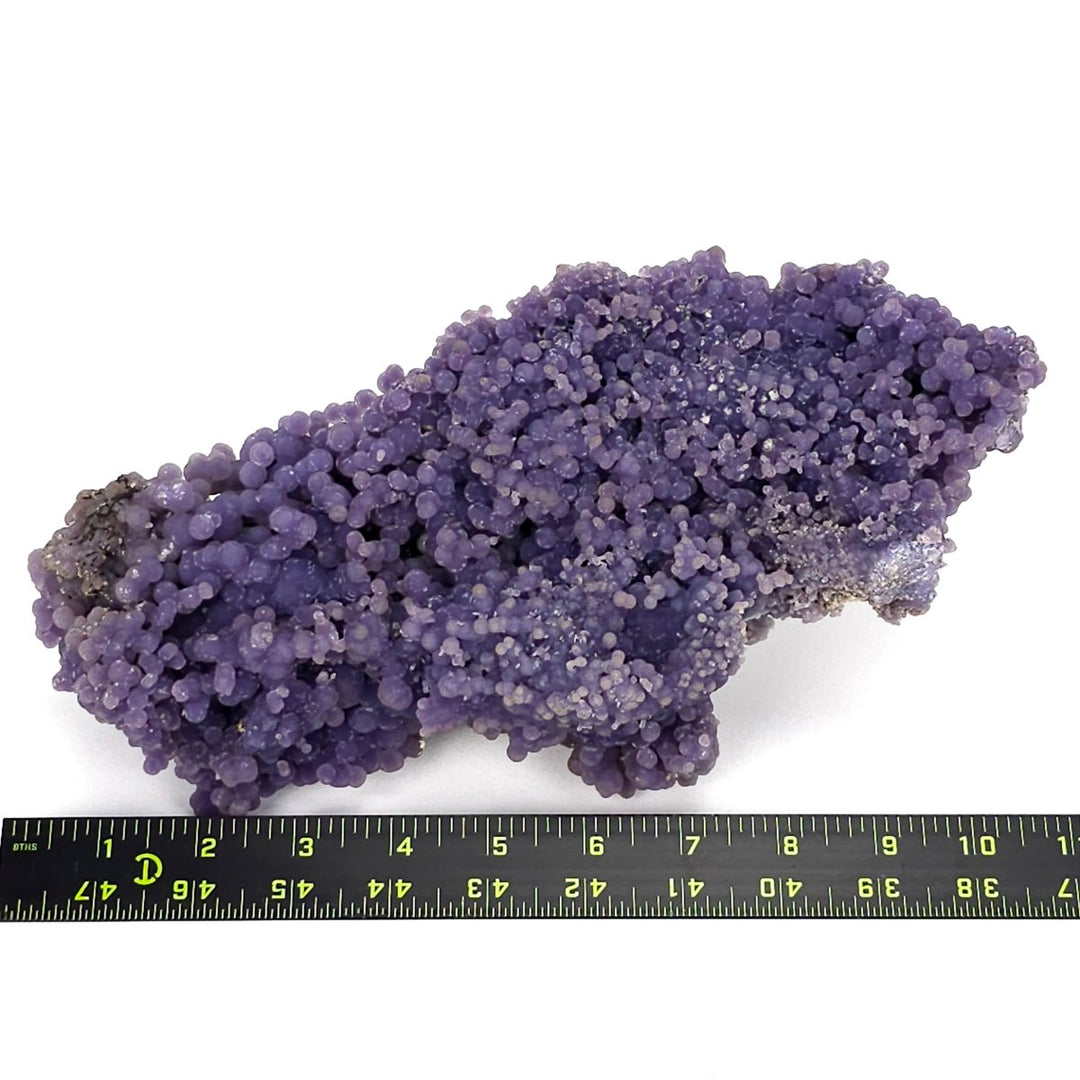 Grape Agate Purple Chalcedony Large 5 Lbs Natural Stone Botryoidal Crystal Cluster - Earth Perfection