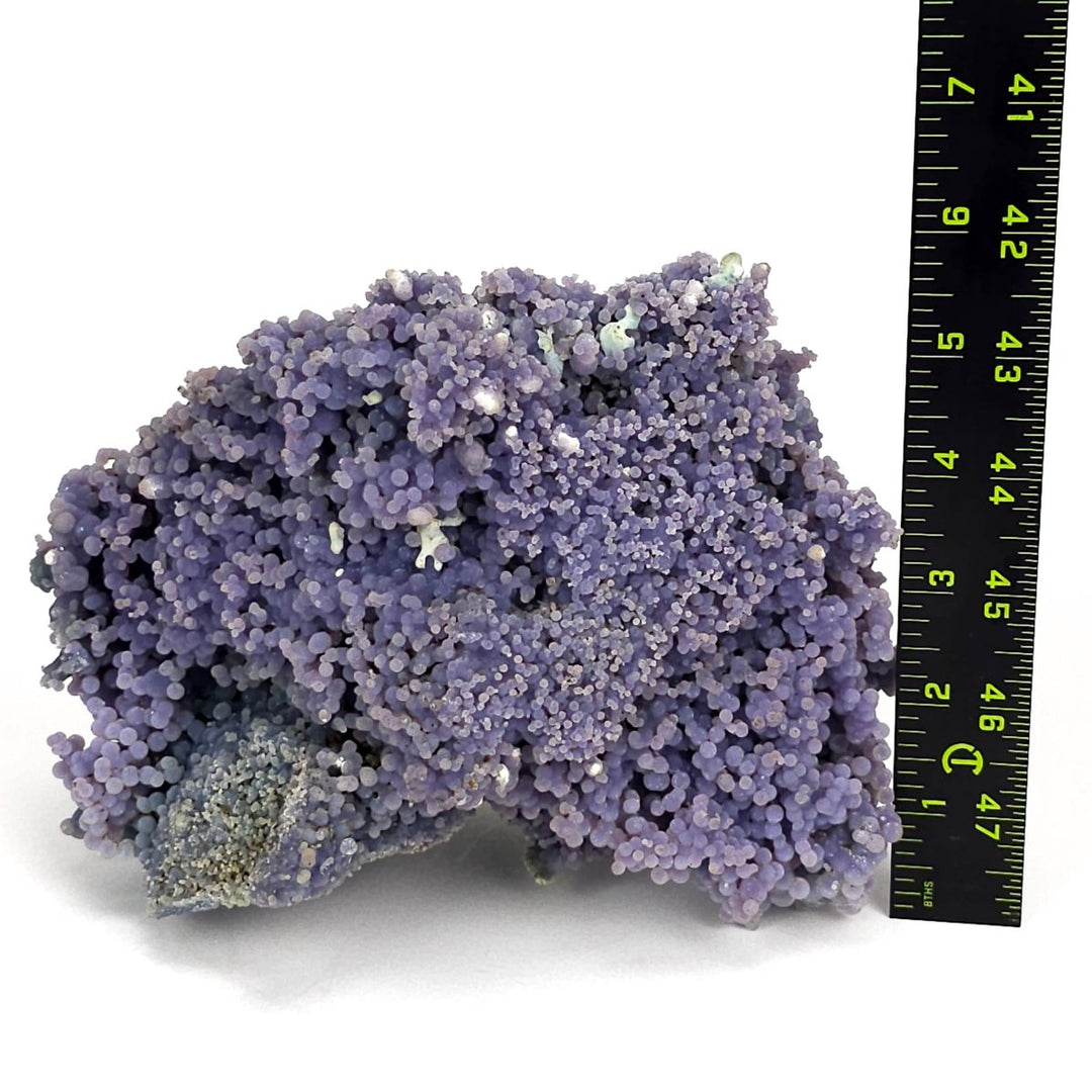 Grape Agate Purple Chalcedony Stone Large 6 Lbs Natural Botryoidal Crystal Cluster - Earth Perfection