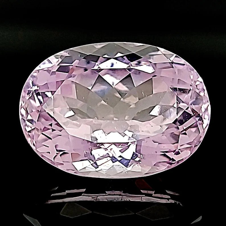 Kunzite Gemstone 49ct LARGE Natural AAA+ Oval Cut Loose Gemstone! - Earth Perfection