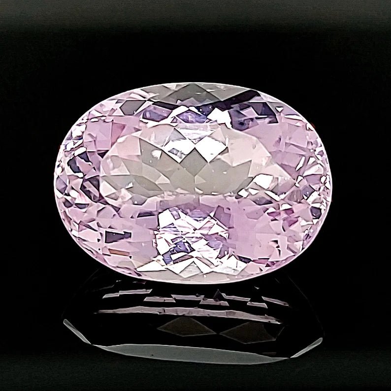 Kunzite Gemstone 49ct LARGE Natural AAA+ Oval Cut Loose Gemstone! - Earth Perfection