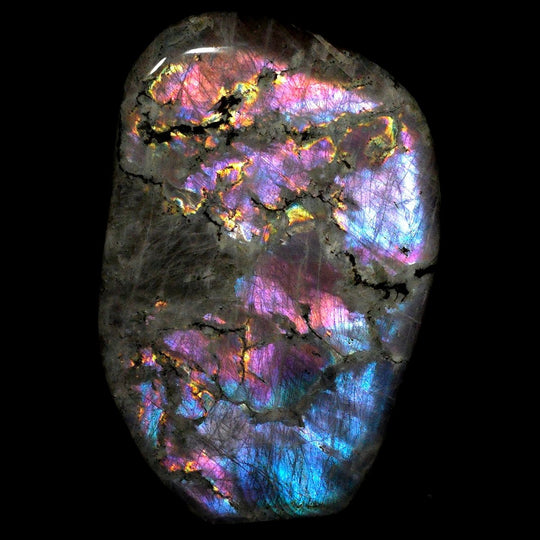 Labradorite Freeform Slab 10.5 Lb Large Rainbow Spectrolite Stone - Earth Perfection