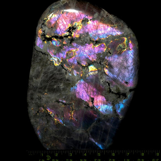 Labradorite Freeform Slab 10.5 Lb Large Rainbow Spectrolite Stone - Earth Perfection
