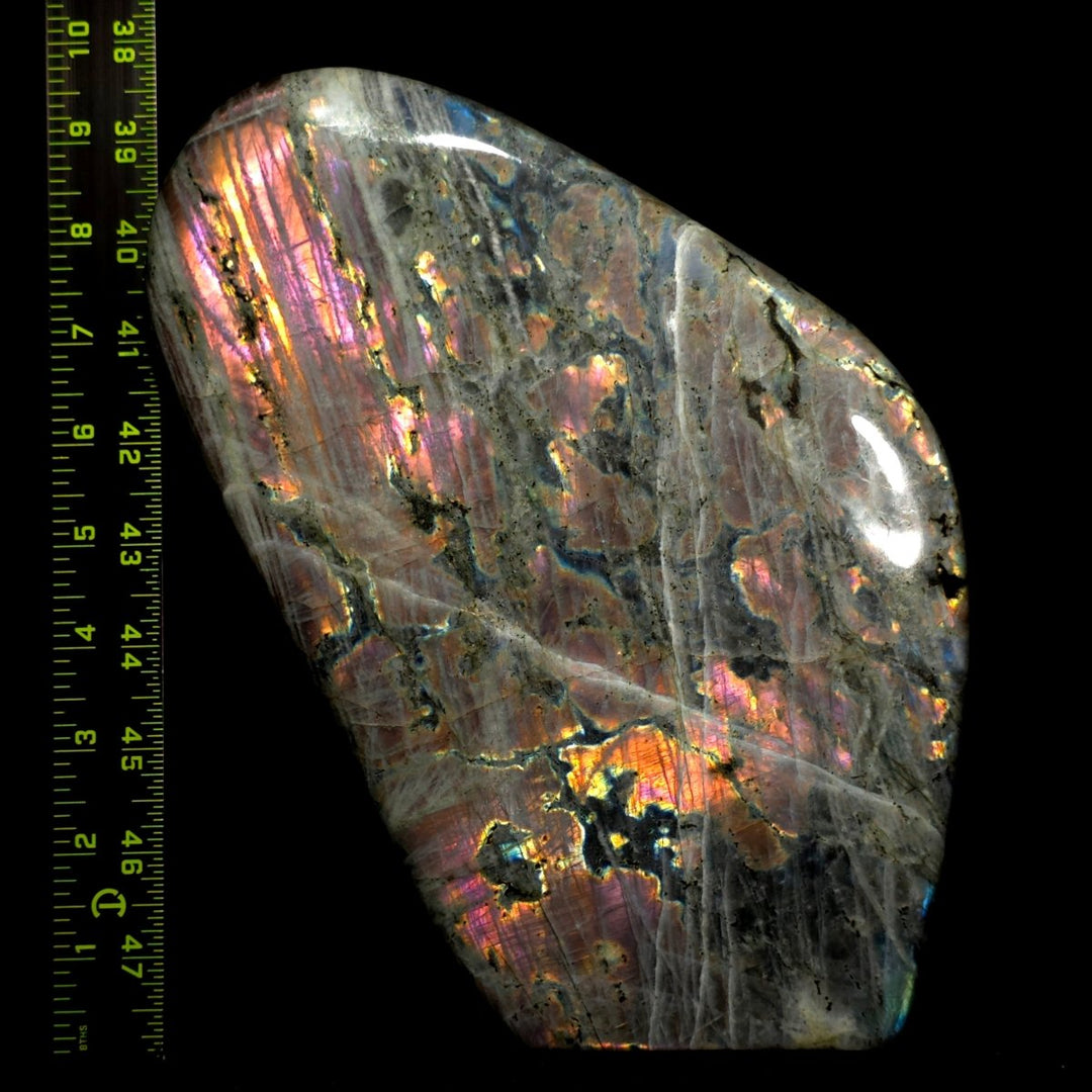 Labradorite Slab Freeform Large 10.4 Lbs Rainbow Spectrolite Crystal - Earth Perfection