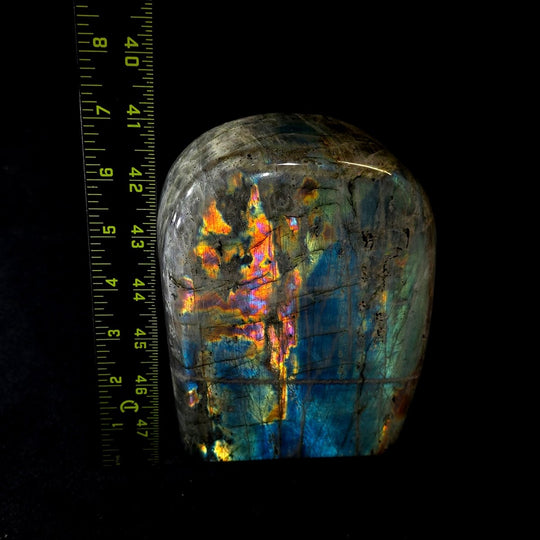 Labradorite Slab Freeform Large 6.9 Lbs Rainbow Spectrolite Crystal - Earth Perfection