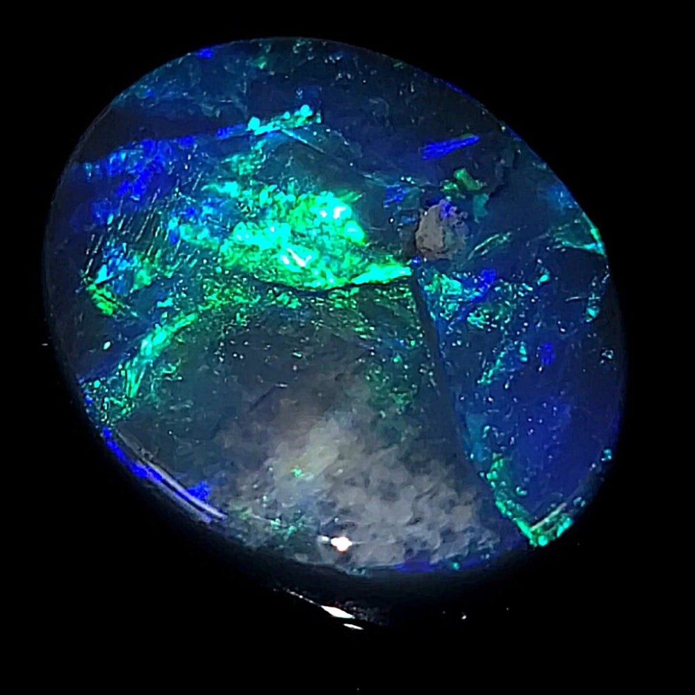 Lightning Ridge Black Opal 8.26 Cts Large Genuine Solid Black Opal Gemstone - Earth Perfection