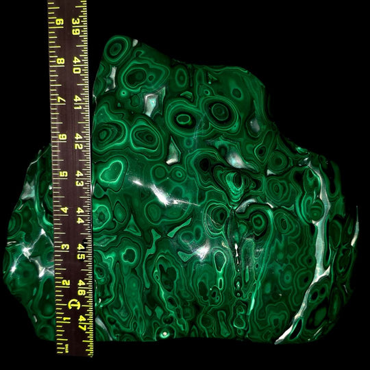 Malachite Stone Museum - Grade Large 9 Lb Collector Polished Crystal Slab - Earth Perfection