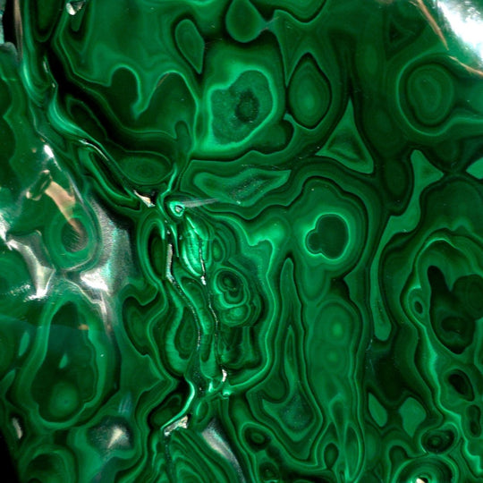 Malachite Stone Museum - Grade Large 9 Lb Collector Polished Crystal Slab - Earth Perfection