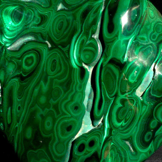 Malachite Stone Museum - Grade Large 9 Lb Collector Polished Crystal Slab - Earth Perfection
