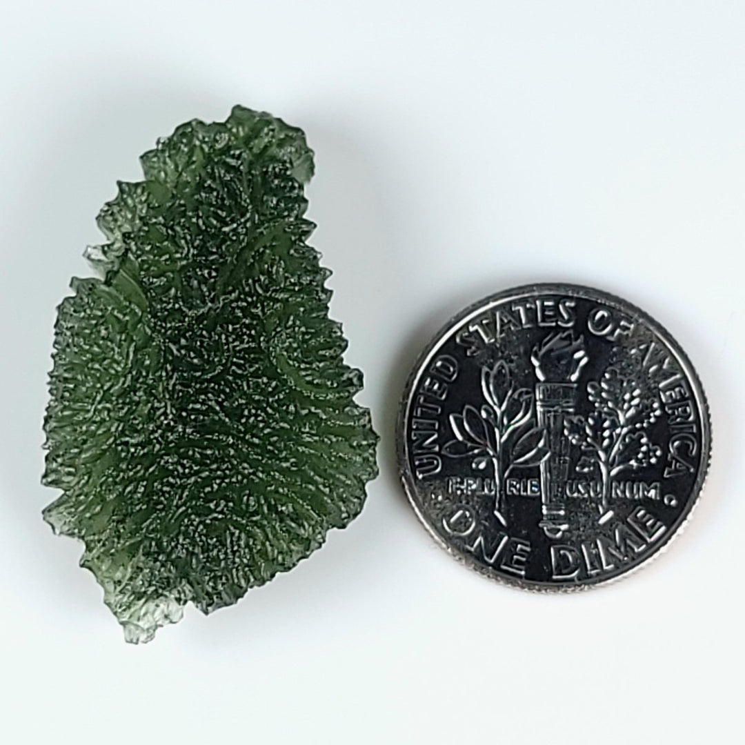 Moldavite Healing Crystal Large 4.2 Gr Genuine Raw Tektite Museum Quality Space Gemstone - Earth Perfection