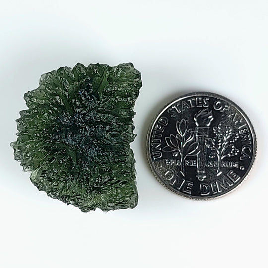 Moldavite Healing Crystal Large 5.6 G Genuine Raw Tektite Museum Quality Space Gemstone - Earth Perfection