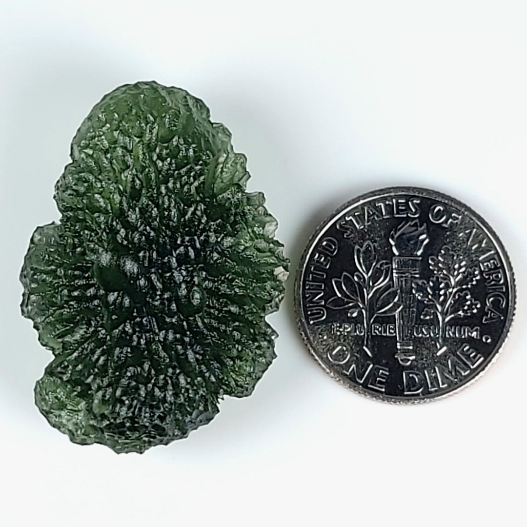 Moldavite Healing Crystal Large 5.8 Gr Genuine Raw Tektite Museum Quality Gemstone - Earth Perfection