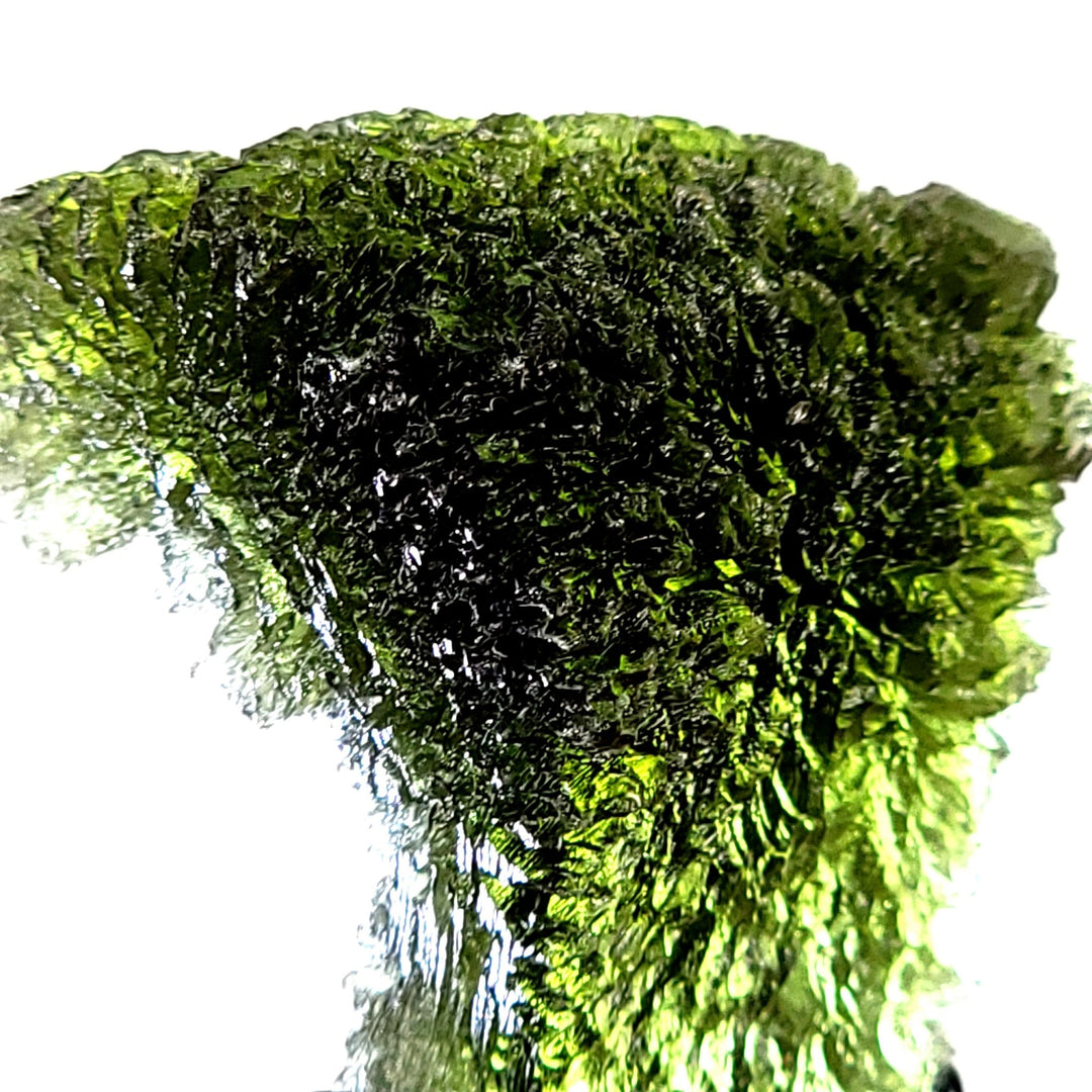 Moldavite Tektite HUGE 37 Grams! Large Genuine Raw Museum Quality Moldavite Gemstone - Earth Perfection