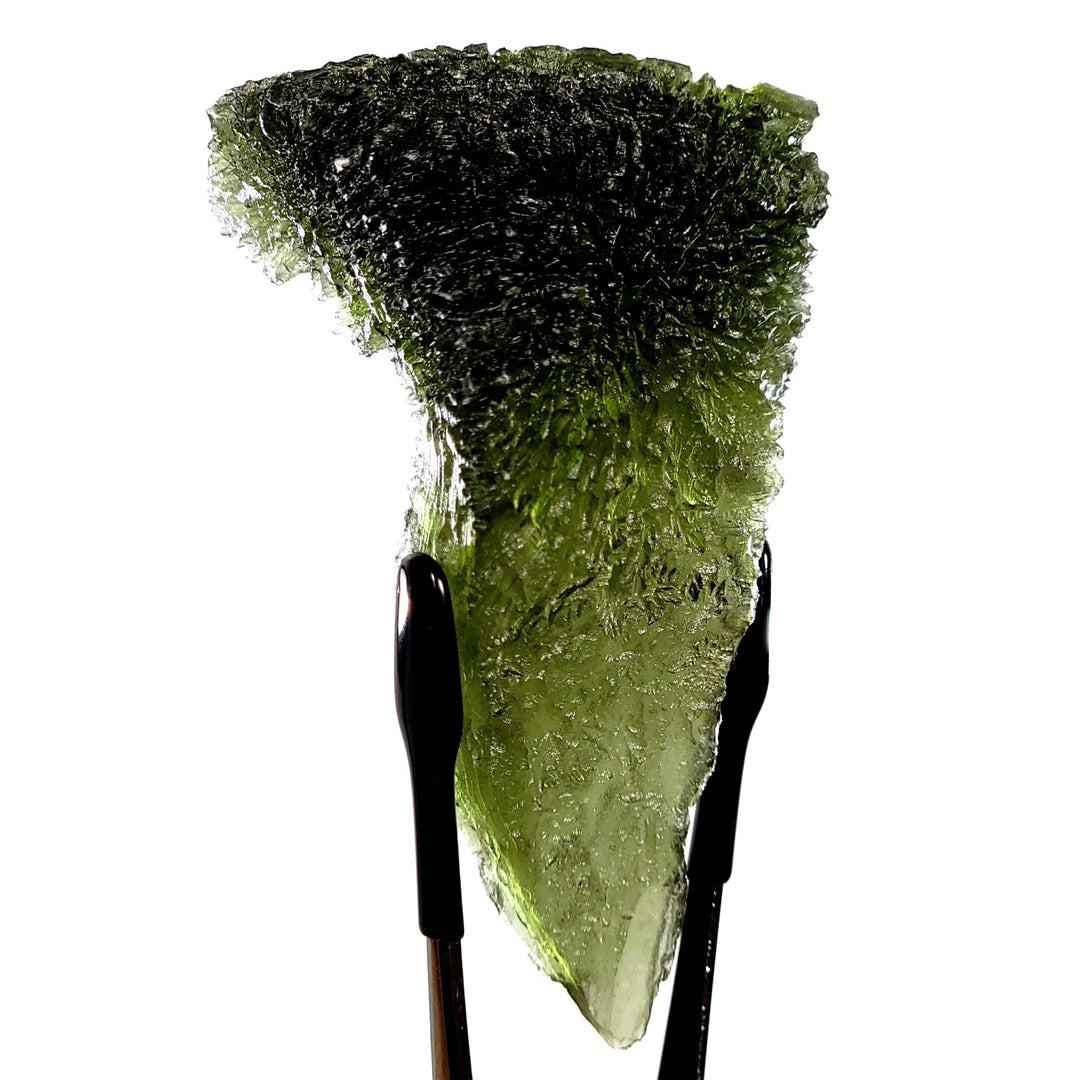 Moldavite Tektite HUGE 37 Grams! Large Genuine Raw Museum Quality Moldavite Gemstone - Earth Perfection