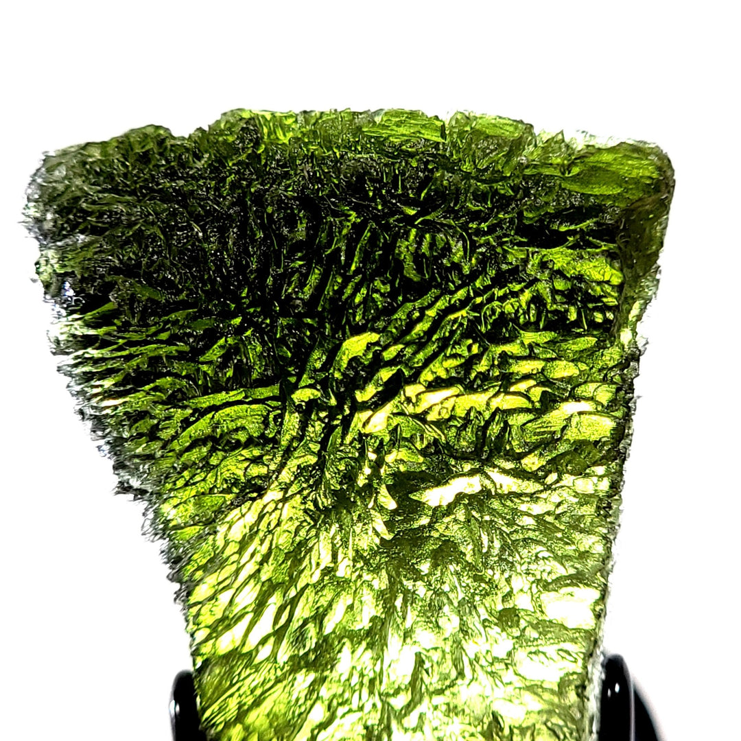 Moldavite Tektite HUGE 37 Grams! Large Genuine Raw Museum Quality Moldavite Gemstone - Earth Perfection