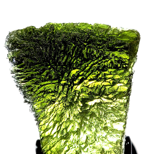 Moldavite Tektite HUGE 37 Grams! Large Genuine Raw Museum Quality Moldavite Gemstone - Earth Perfection