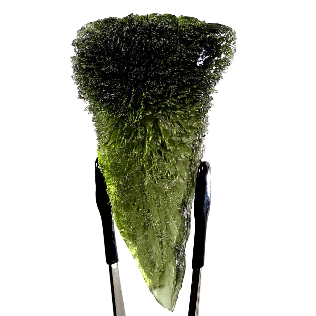 Moldavite Tektite HUGE 37 Grams! Large Genuine Raw Museum Quality Moldavite Gemstone - Earth Perfection