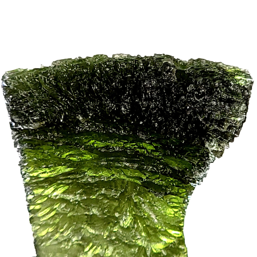 Moldavite Tektite HUGE 37 Grams! Large Genuine Raw Museum Quality Moldavite Gemstone - Earth Perfection