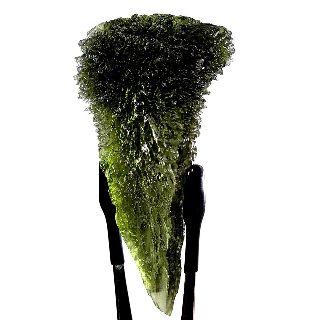 Moldavite Tektite HUGE 37 Grams! Large Genuine Raw Museum Quality Moldavite Gemstone - Earth Perfection