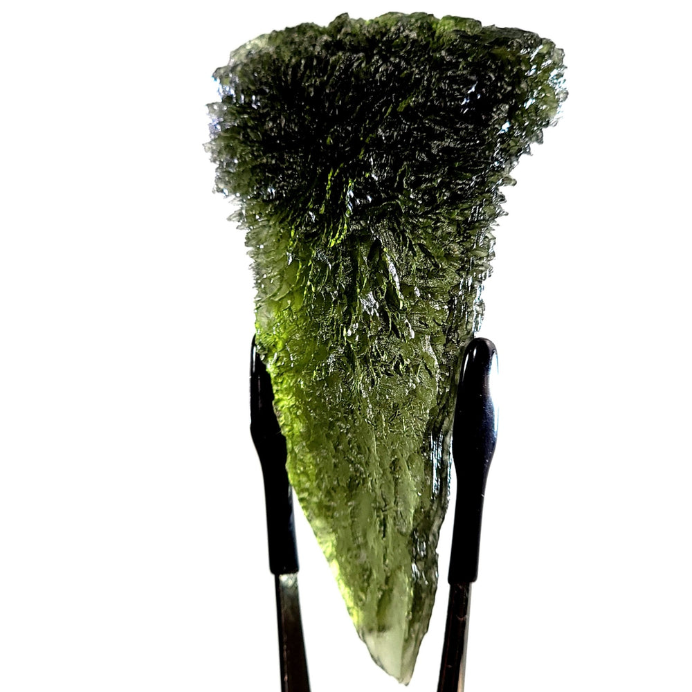 Moldavite Tektite HUGE 37 Grams! Large Genuine Raw Museum Quality Moldavite Gemstone - Earth Perfection