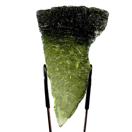 Moldavite Tektite HUGE 37 Grams! Large Genuine Raw Museum Quality Moldavite Gemstone - Earth Perfection