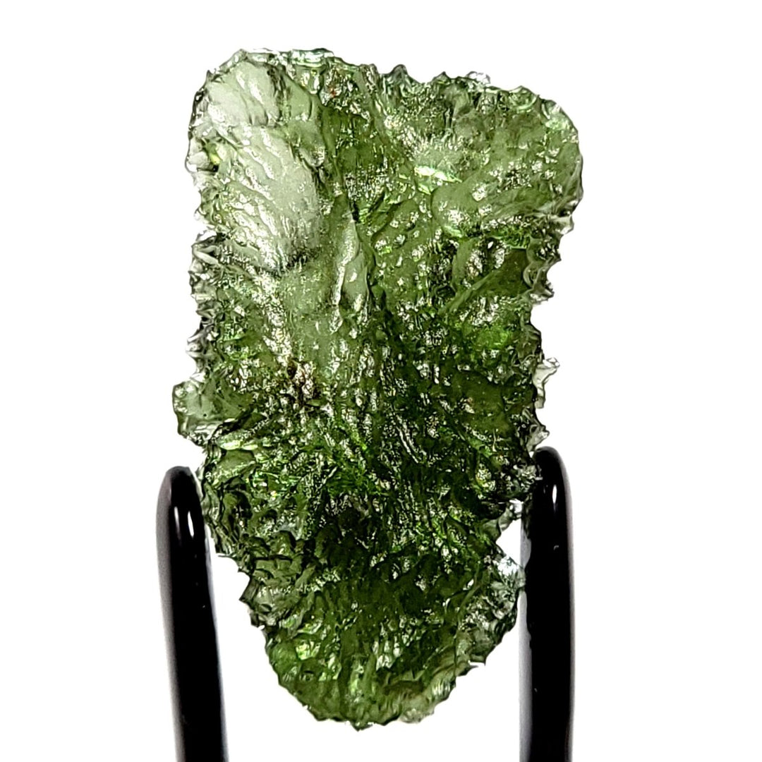 Moldavite Tektite, Large 4.3 Gr Rare Genuine Meteorite, Raw Healing Crystal - Earth Perfection