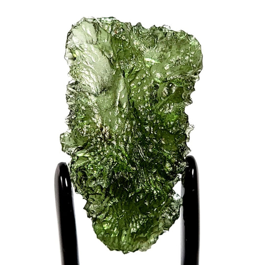 Moldavite Tektite, Large 4.3 Gr Rare Genuine Meteorite, Raw Healing Crystal - Earth Perfection