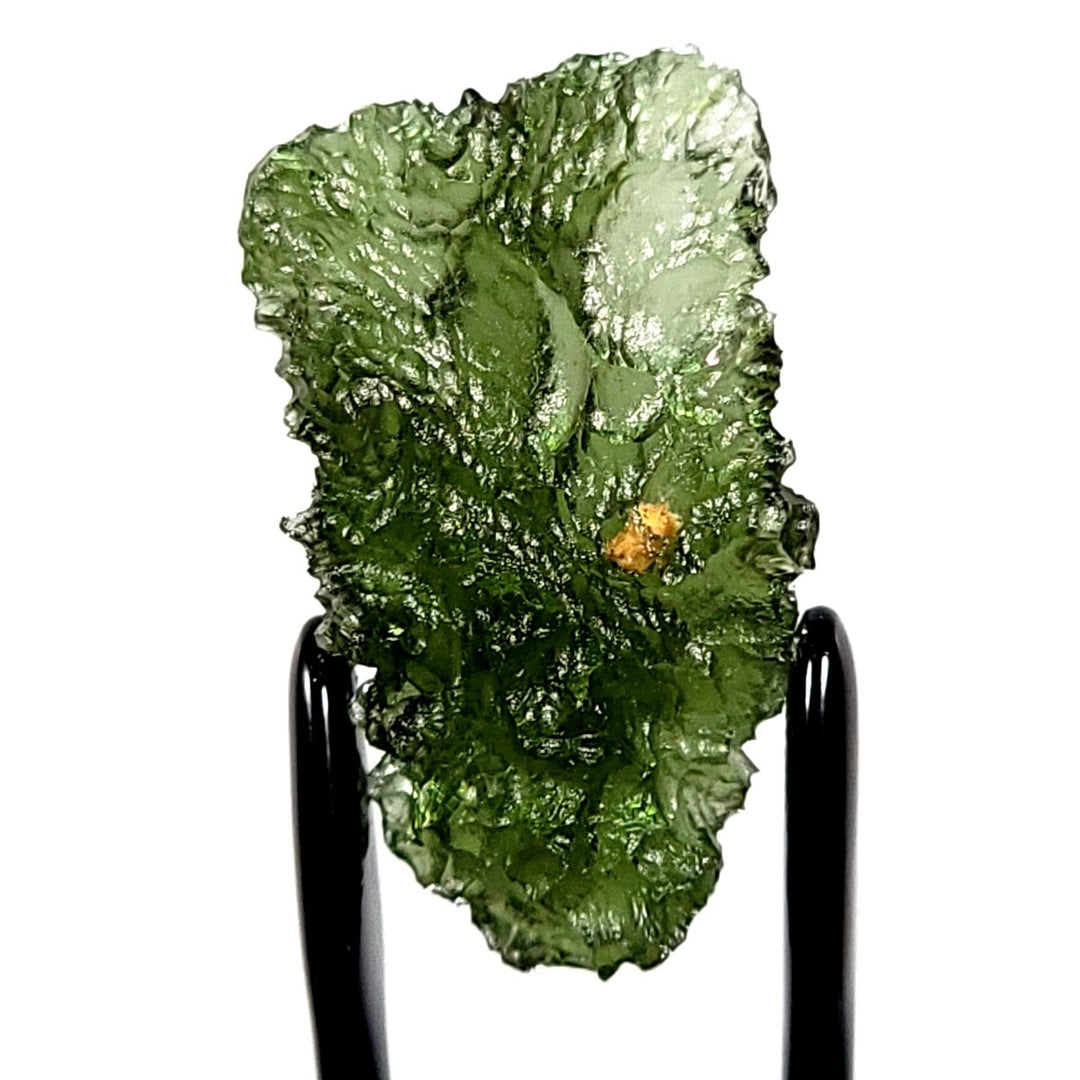 Moldavite Tektite, Large 4.3 Gr Rare Genuine Meteorite, Raw Healing Crystal - Earth Perfection