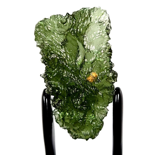 Moldavite Tektite, Large 4.3 Gr Rare Genuine Meteorite, Raw Healing Crystal - Earth Perfection