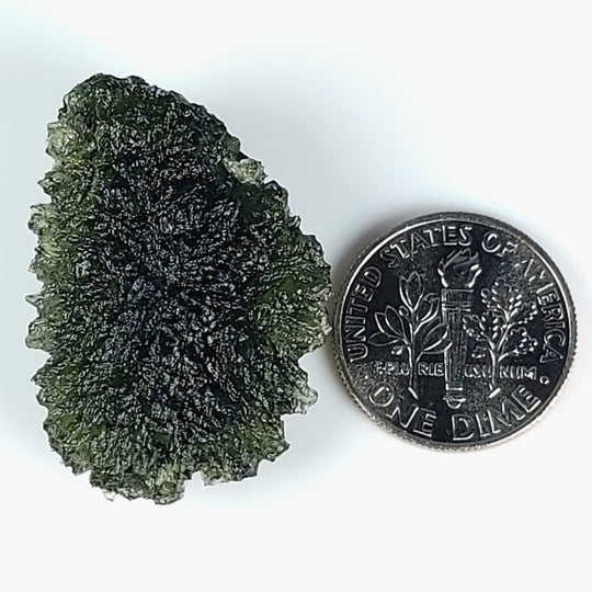 Moldavite Tektite, Large 6.5 Gr Rare Genuine Meteorite, Raw Healing Crystal - Earth Perfection