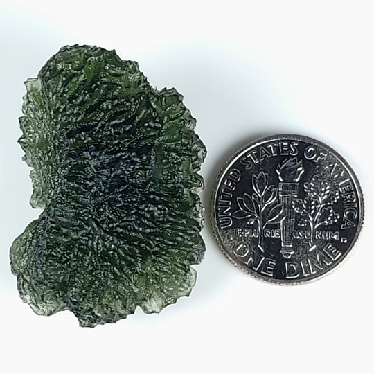 Moldavite Tektite, Large 8.3 Gr Rare Genuine Meteorite, Raw Healing Crystal - Earth Perfection
