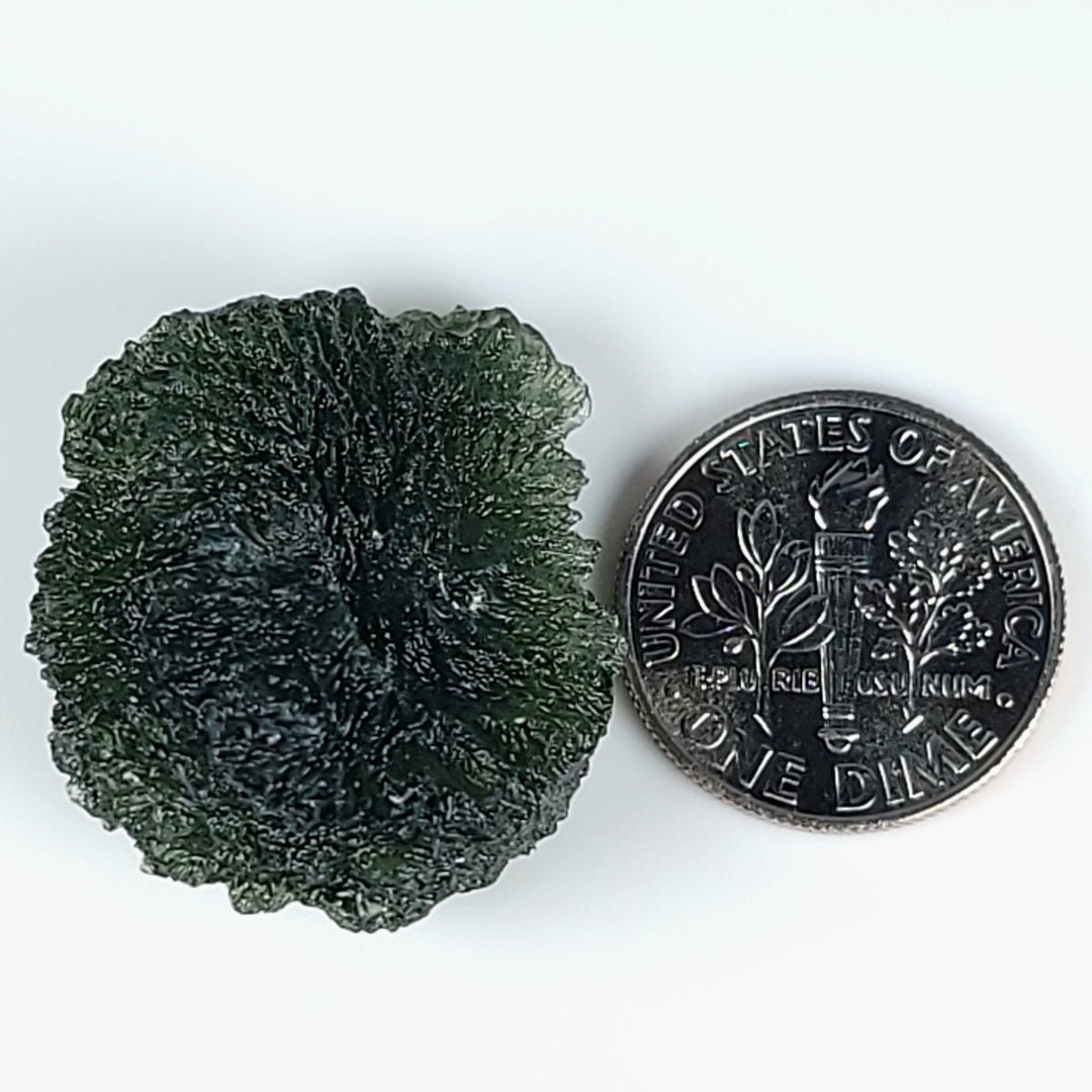 Moldavite Tektite Rare Large 7.6 Gr, Cosmic Healing Crystal, Raw Green Gemstone - Earth Perfection