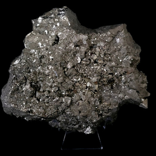 Octahedral Pyrite Stone Large 13 Lb, Natural Raw Gold Pyramidal Pyrite Mineral Specimen - Earth Perfection