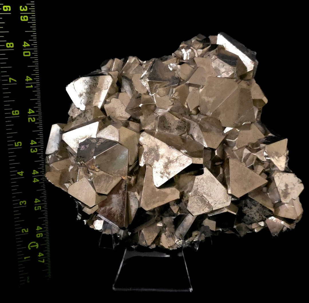 Octahedral Pyrite Stone Large 13 Lb, Natural Raw Gold Pyramidal Pyrite Mineral Specimen - Earth Perfection