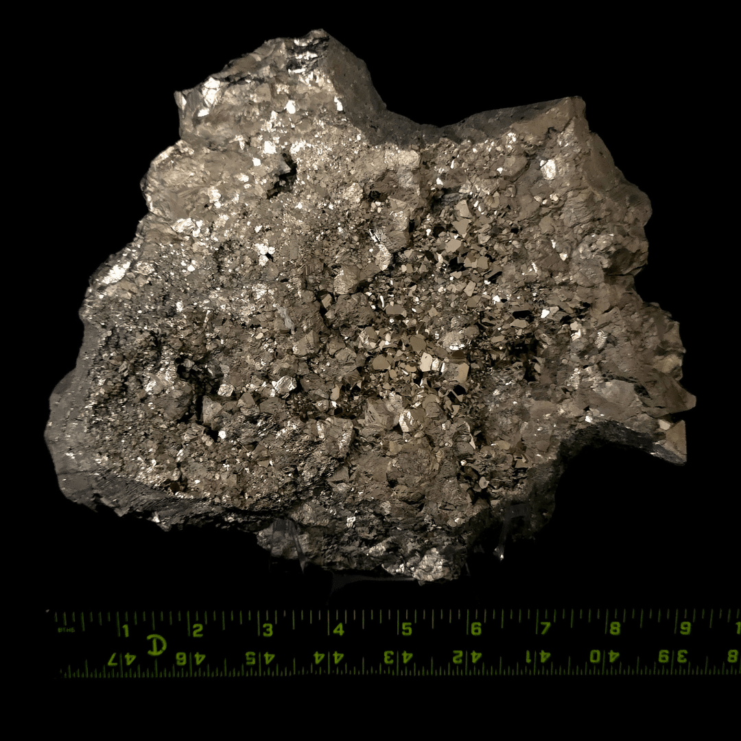 Octahedral Pyrite Stone Large 13 Lb, Natural Raw Gold Pyramidal Pyrite Mineral Specimen - Earth Perfection
