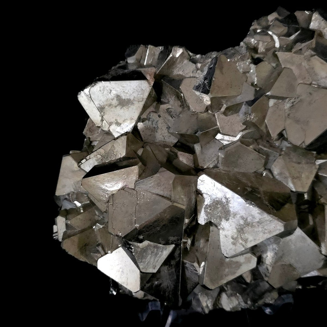 Octahedral Pyrite Stone Large 13 Lb, Natural Raw Gold Pyramidal Pyrite Mineral Specimen - Earth Perfection