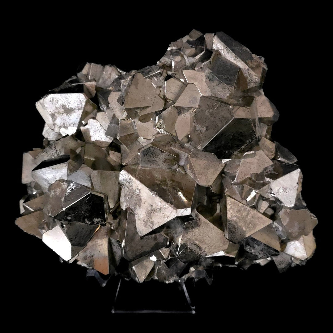 Octahedral Pyrite Stone Large 13 Lb, Natural Raw Gold Pyramidal Pyrite Mineral Specimen - Earth Perfection